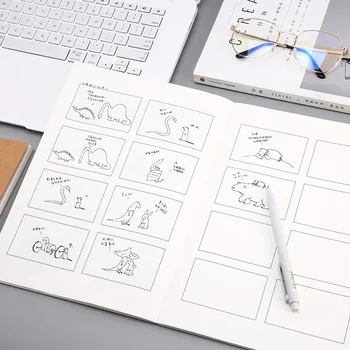 2023 A4 Kézműves Notebook DIY Retro A Kraft Papír Vázlat Könyv Komikus Történet Megosztási Film Megosztási