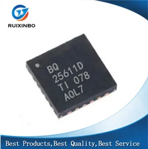 2DB/SOK BQ25611D BQ25611DRTWR BQ25611 25611D WQFN-24 Akkumulátor-menedzsment chip raktáron