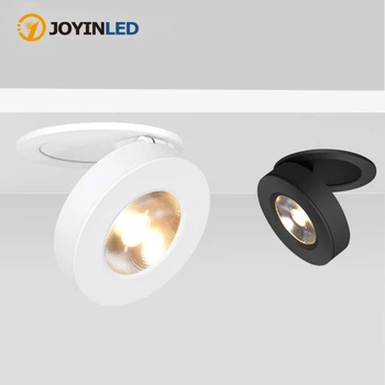3W/5W LED Beépített Beépíthető Beépített COB Mennyezeti Lámpa Vékony Reflektorfénybe Összecsukható AC85-265V a Belső Dekoráció