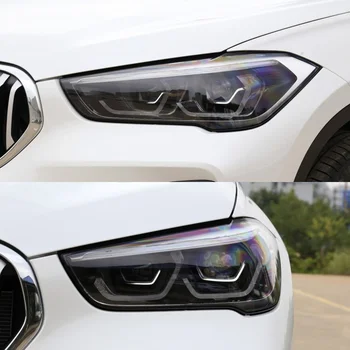 A BMW X1 2019 2020 2021 Fényszóró Fedél Átlátszó Fényszóró Shell lámpaernyőt Lencse Helyére Eredeti Plexi Búra