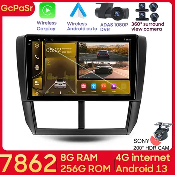 Android 13 autórádió Multimédia Lejátszó Subaru Forester 3 SH A Subaru Impreza GH GE Carplay GPS Navigációs 5G Wifi DSP BT
