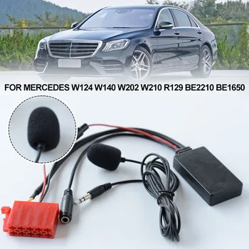 Autó Vezeték nélküli Bluetooth-kompatibilis Vevő Aux Média Bluetooth 5.0 Zene Lejátszó Audio Kábel Adapter Mercedes W124 W140 W202