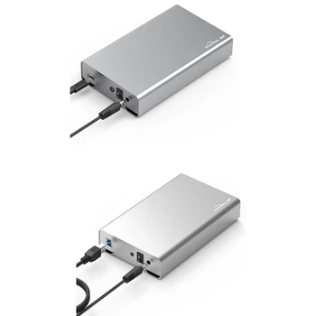 Blueendless 3.5 HDD Burkolat Alumínium SSD Doboz USB3.0 5Gbps nagysebességű 8TB N2UB