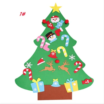 DIY Éreztem, karácsonyfa, Karácsonyi LED String Fények, a Gyerekek Karácsonyi Ajándékok Karácsonyi lakberendezés, szilveszteri Buli Kellékek