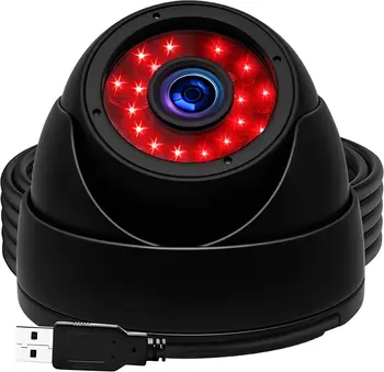 ELP Kültéri Megfigyelő USB Kamera éjjellátó Alacsony Megvilágítás Full HD 1080P H. 264 UVC Videó Webkamera A Smart Home Security