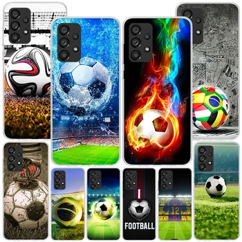 Foci Futball-Labda Design Phnoe tok Samsung Galaxy A14-es A54 V34 A24 A13 A53 A23 A33 A52 A12 A22 A32 A03S A02S A04S Egyedi