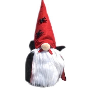 Halloween Dekoráció Arctalan Gnome Baba Izzó Fél Decor Plüss Arctalan Gnome Otthoni Asztali Dekoráció Piros