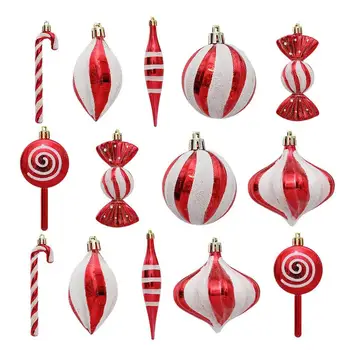 Karácsony Fa Vesszők 14Pcs Lollipop Boot Karácsonyi Medálok Karácsonyi Party Dekorációk, Kellékek A Falakon, Ajtókon, Lakás, Otthon