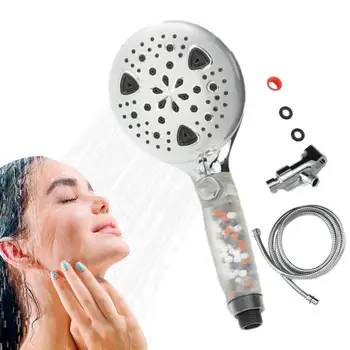Kézi Zuhanyfej Fürdőszoba Zuhany Spray Fej Állítható Újrafelhasználható Szűrt Magas Nyomás Zuhany Fej Víztakarékos Zuhanyfej