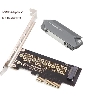 M. 2 NVME PCIE M2 Adapter NVME SSD M2-es PCIE X4 bővítőkártya NVMe, Hogy a PCI Express Adapter Alumínium Hűtőborda