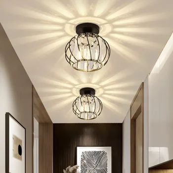 Modern, LED-es Mennyezeti lámpa, Nappali, Folyosó Világítás Verandán Haza Deocoration Mennyezeti Lámpa Üveg Minimalista