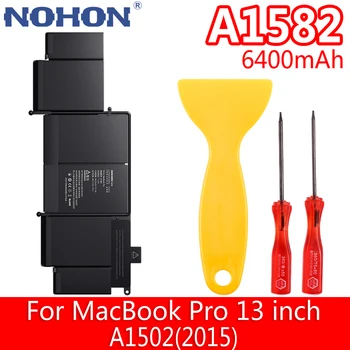 NOHON Laptop Akkumulátor A1582 MacBook Pro 13 hüvelykes Retina A1502 2015 ME864 ME865 MF841 MF840 MF839 Volta Notebook Csere