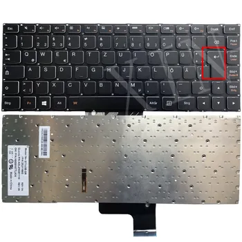 Német háttér világításos Laptop billentyűzet LENOVO ideapad U430 U430P U330 U330P U330T GR Elrendezés