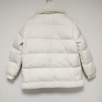 Női Kabát Szőrme Varrás Állni Gallér Egysoros, Hosszú Ujjú Meleg Őszi Téli 2023 Kabát