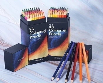Robbanásveszélyes írószer színű ólom készlet 72 színű, olajos színes ceruza festmény színes ceruza tervező ecset