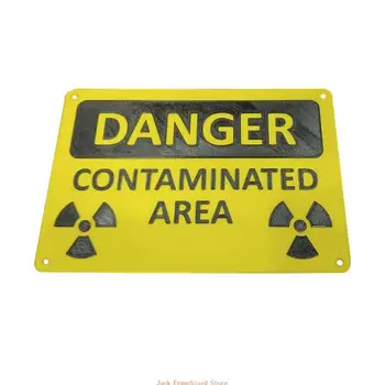 Tartós Nukleáris Sugárzás Figyelmeztetés Veszélyes Szennyezés Zóna Kórházak, Tudományos Kutatási Intézmények