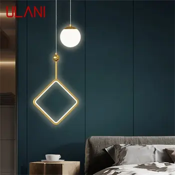 ULANI Réz Fali Lámpák Falikarok Modern, Egyszerű LED-es Lámpa, Beltéri Lámpatest Otthoni Dekoráció