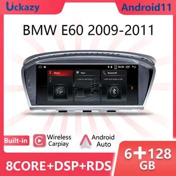 Uckazy 8-Core Android 11 autórádió Multimédia Képernyő BMW 5 11/3 E60 E61 E62 E63 E90 E91 CIC CCC Sztereó Audio Carplay