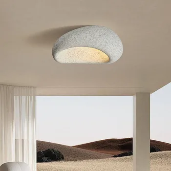Wabi Sabi Festett Mennyezeti Csillár Nappali Haza Art Deco Beltéri Világítás Luminarias Északi HDPS Led Mennyezeti lámpa E27