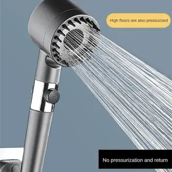 Zuhanyfej, Erős, Nagy Nyomás Zuhanyfejjel Hordozható Szűrő Csapadék Csaptelep Érintse Meg A Fürdőszoba Kád Haza Innovatív Tartozékok
